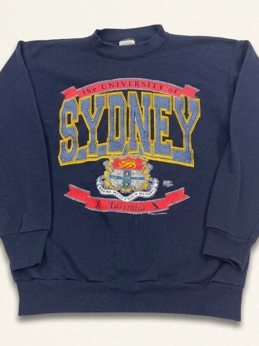 Vintage 1989 Sydney University Australia Crewneck Sweatshirt Shirt Women's L
